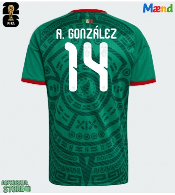 Mexico Armando Gonzalez #14 Replika Hjemmebanetrøje VM 2026 Kortærmet
